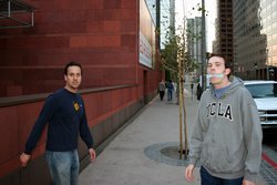 Eric and Cody outside of MOCA