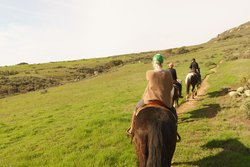 Horseback riding in the hills 3