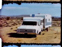 1st trip to desert with new pickup truck, Yucca Valley, Greg shot a jack rabbit, Monument Valley (8 mm, 3 inch reel)