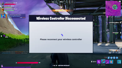 2020-12-12 - Fortnite - Wireless Controller Disconnected at end