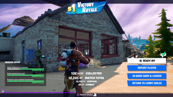 2021-1-16 - Fortnite - being serenaded after VR with Christian, Derek, and Travis