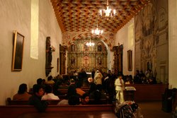 Doing Catholic stuff at Mission Dolores