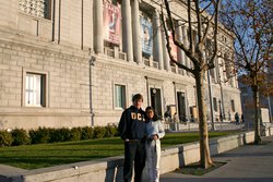 Still in front of the Asian Art Museum