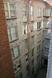 Sweet view from our room at the Commodore