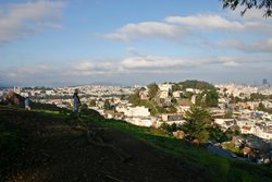 Tab and Tina soaking in the view