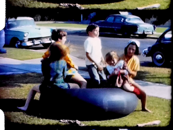 Yosemite, the Brighams, Misti and Mike, Death Valley, Scotty’s Castle (8 mm, 3 inch reel)