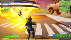 2020-8-16 - Fortnite - Derek parks his truck